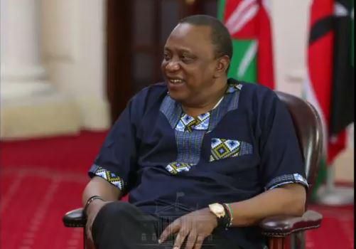 File image of President Uhuru Kenyatta. He has urged all public servants to wear at least one piece of apparel that is made in Kenya on Fridays