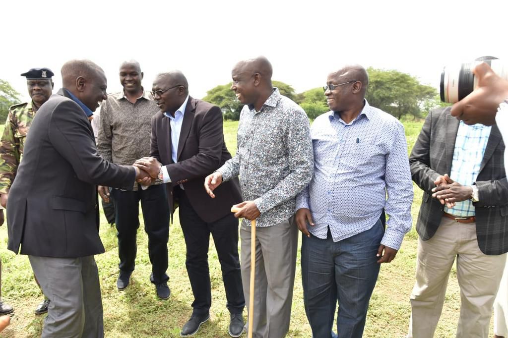 DP Ruto arriving for Alex Olempaka's wedding in Baringo