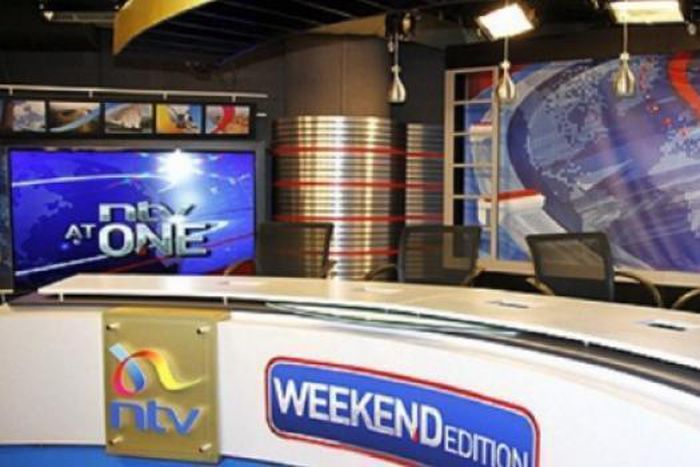 An image of an empty NTV studio