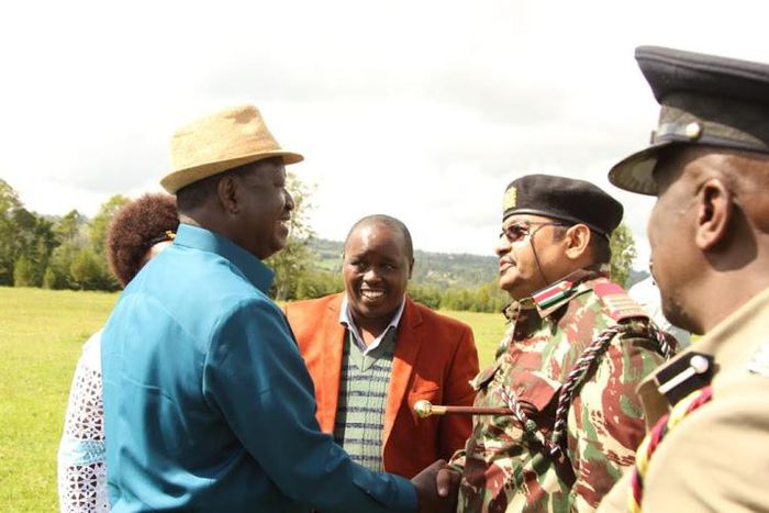 Raila makes maiden grand entry into DP Ruto’s home turf since last elections [Photos]