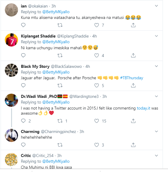 Betty Kyallo’s reaction after fan shared TBT photo of wedding with Okari