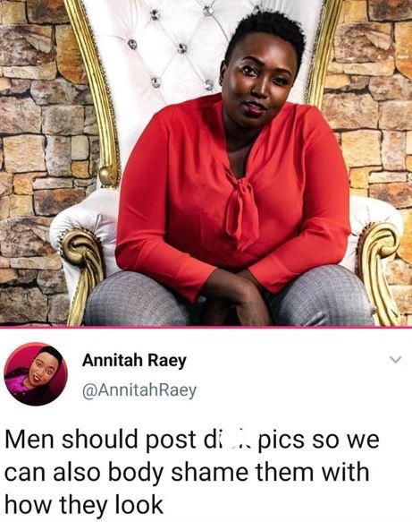 Annita Raey’s weird proposal to men