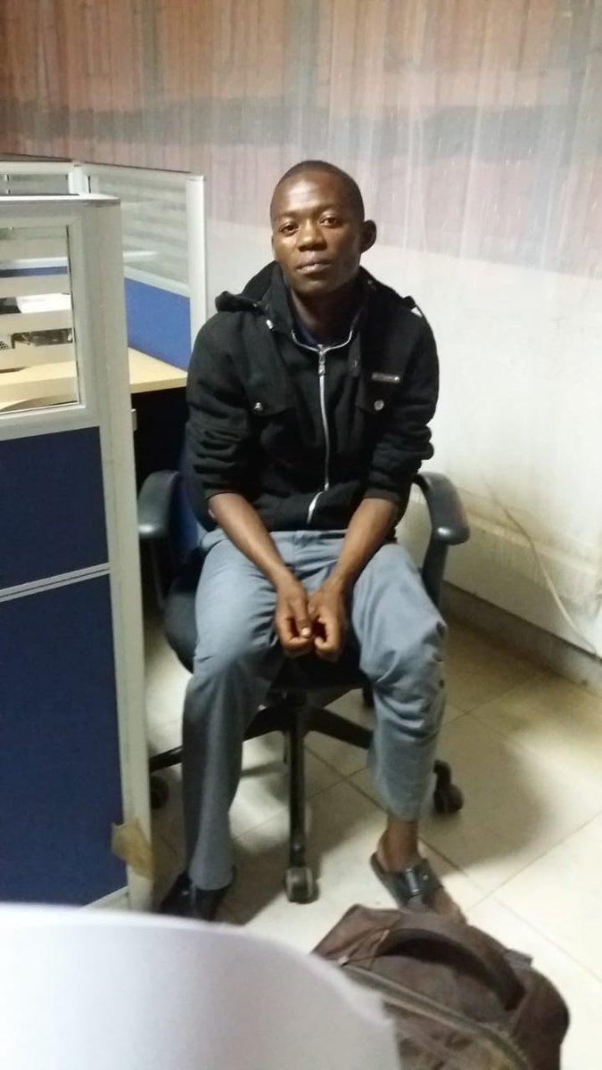 One of the suspects arrested in the alleged trafficking of a one month old baby