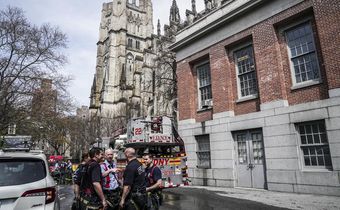 Basement Fire at St. John the Divine Forces Palm Sunday Worshippers Outside