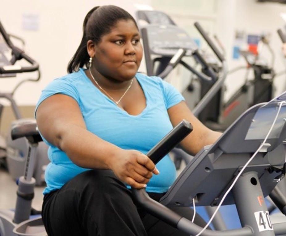 Woman exercising(The Conversation)