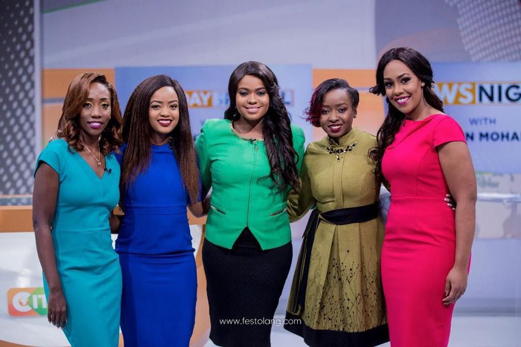 Yvonne Okwara, Mukami Wambora,Anne Kiguta, Jacque Maribe and Victoria Rubadiri. Yvonne Okwara's powerful message months after joining Citizebn TV