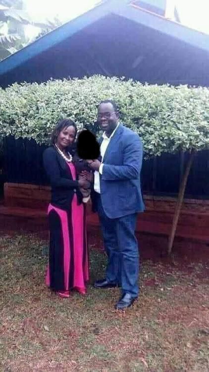 Anne Thumbi, deceased Kibra MP Ken Okoth and their son Jayden Okoth