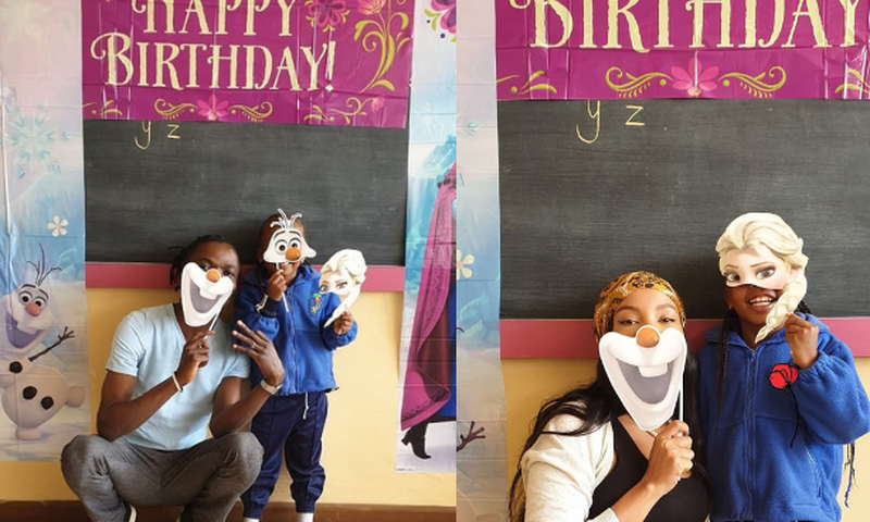 Fans clash over Brenda Wairimu’s act of hiding daughter’s face as she turns 5