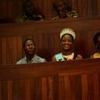 Miss Uganda Quiin Abenakyo in Parliament on Wednesday