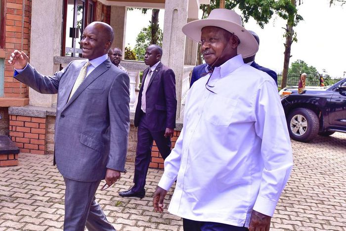 Kabaka and President Museveni