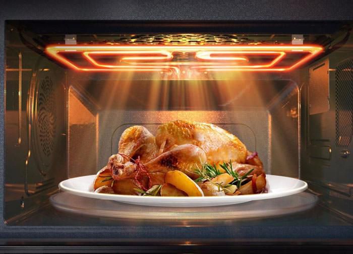 Chicken in microwave(zoomit)