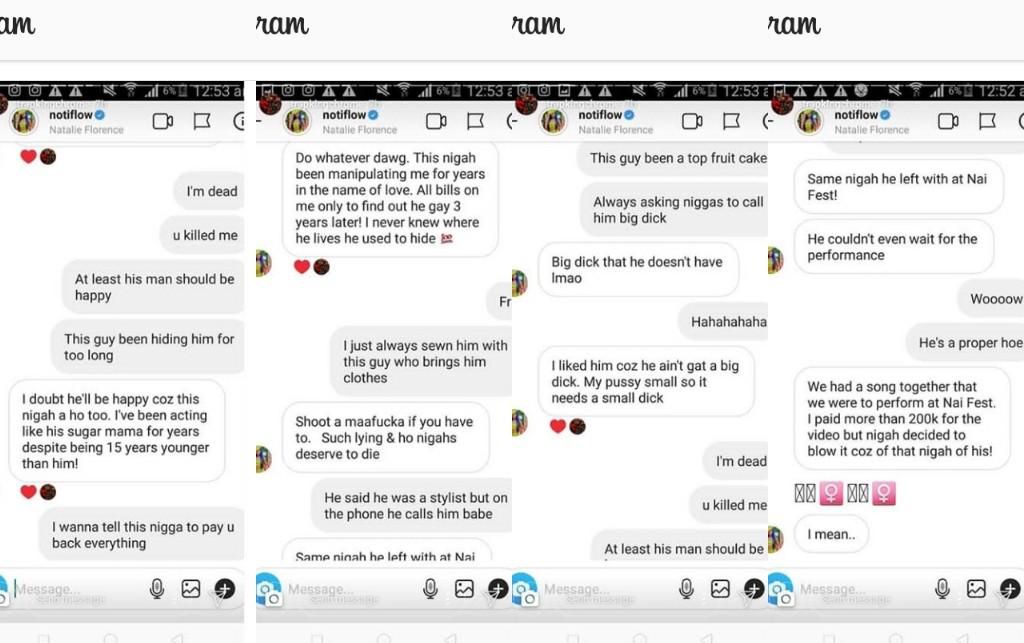 He is gay- Noti Flow embarrasses Colonel Mustapha in leaked text messages