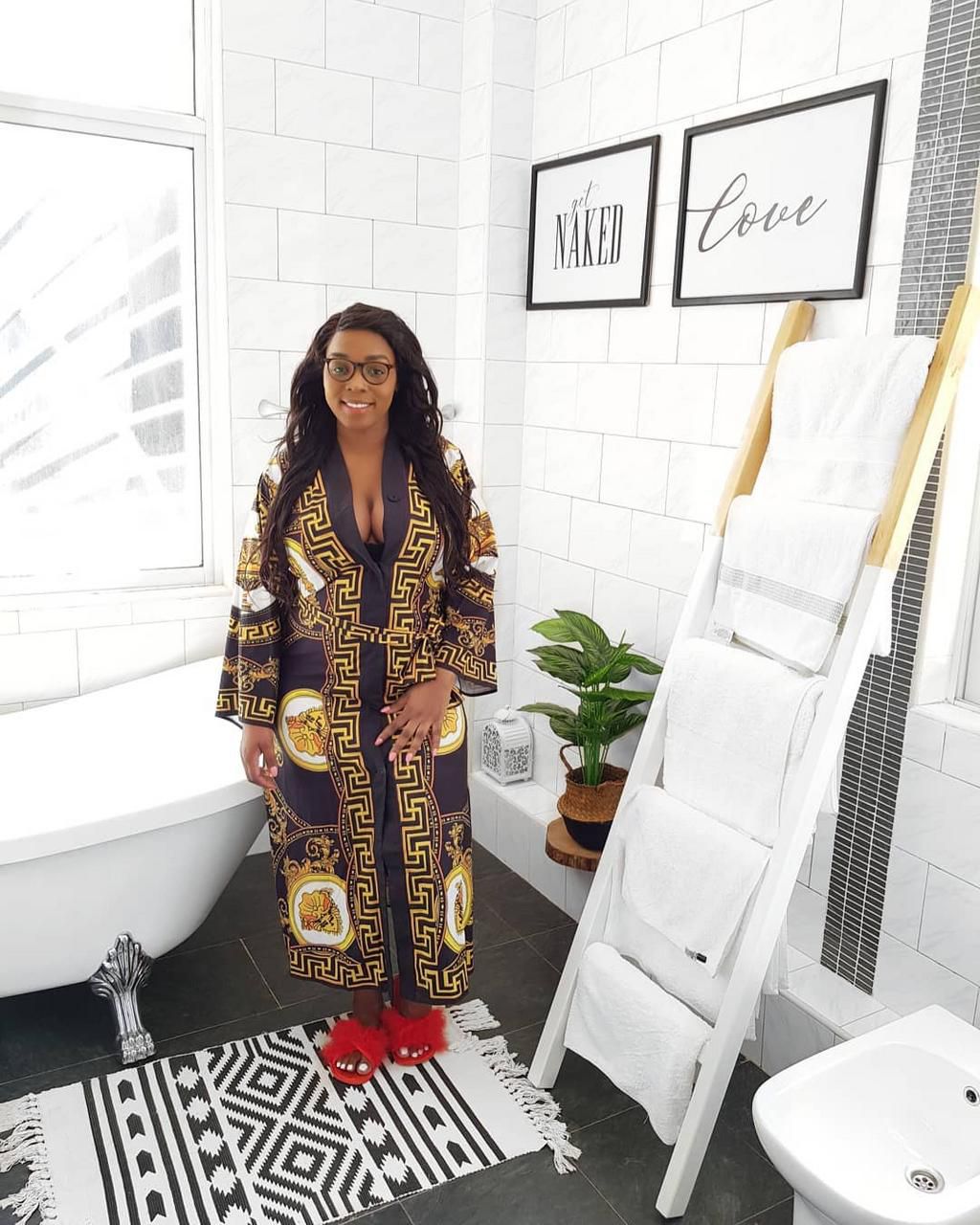 Risper at their bathroom (Instagram)