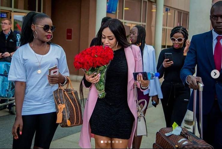 Zari Hassan announces wedding date upon landing in Mombasa