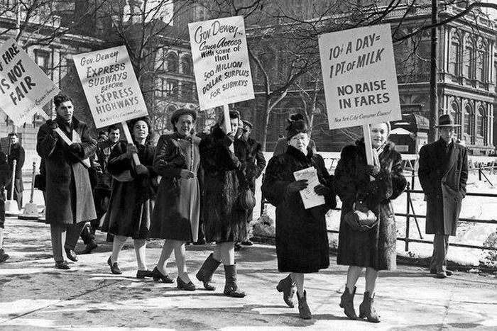 The subway fare rises