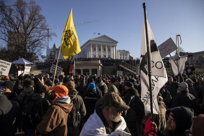 Amid Tight Security, Virginia Gun Rally Draws Thousands of Supporters