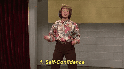 Confidence gif (Giphy)