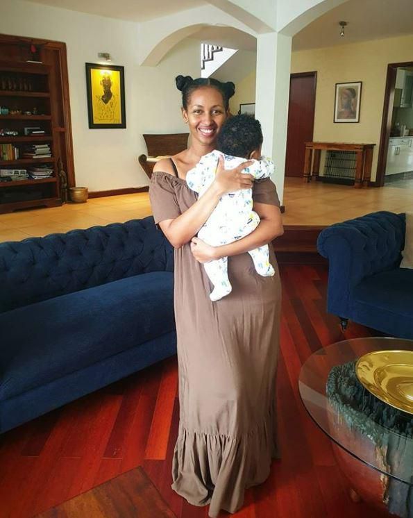 Sarah Hassan shares first picture of her child after 3 months