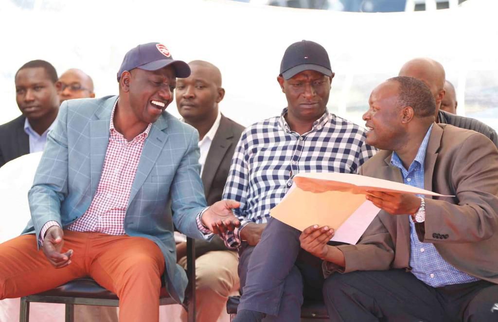 DP Ruto at a public event in Rift Valley on 16 Nov 2019