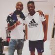 Eddy Kenzo at Victor Wanyama's home in London early this year