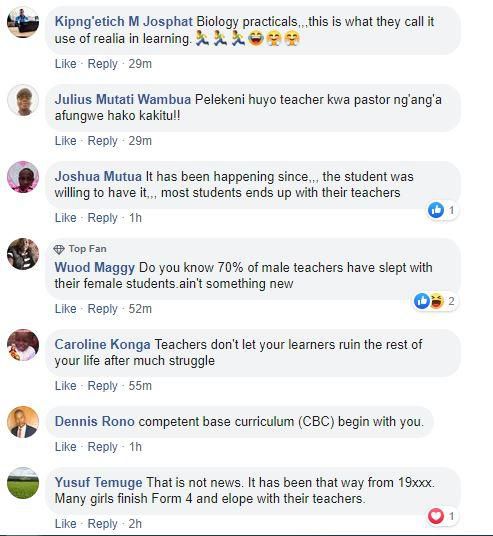 Teacher busted in lodging with his 17 year-old form three student lights up social media