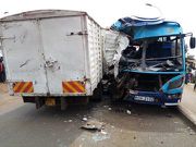Kenya mpya collides with a lorry