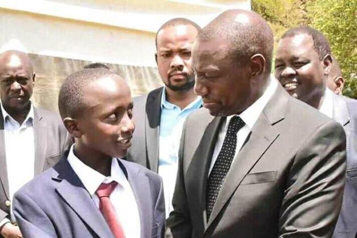 DP Ruto condoles with the family of Sgt Kenei during his burial on Saturday, 07 March 2020