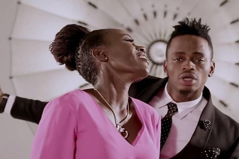 Akothee with Diamond Platnumz