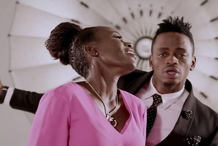 Akothee with Diamond Platnumz