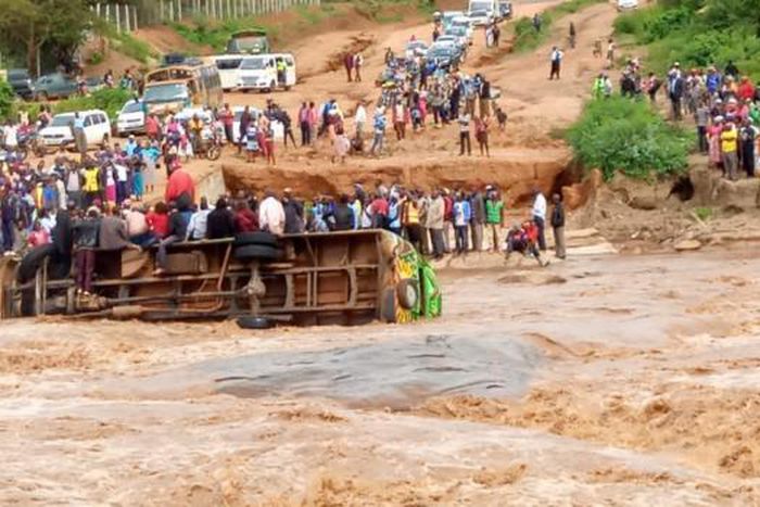 46 heading to BBI rally narrowly escape death after scary incident