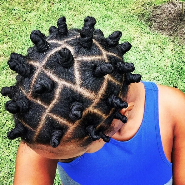 Bantu knots (thirsty roots)
