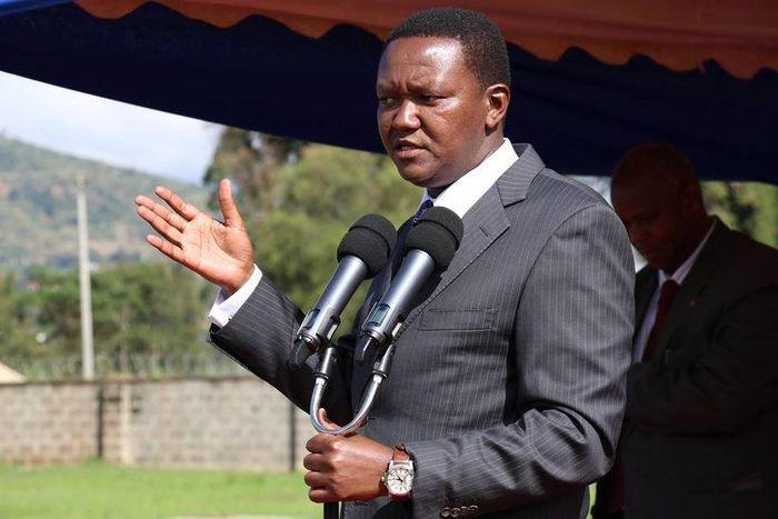 Machakos Governor Alfred Mutua during a past event