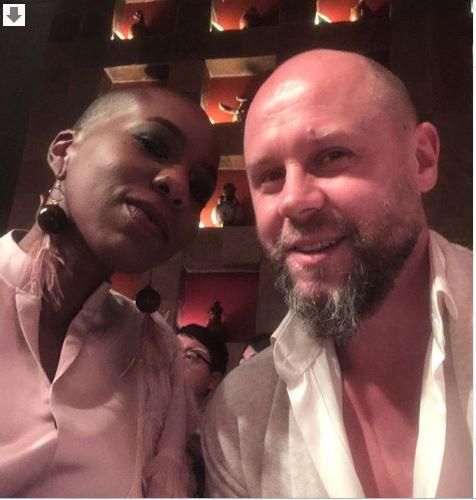 Annabel Onyango with her Hubby Marek