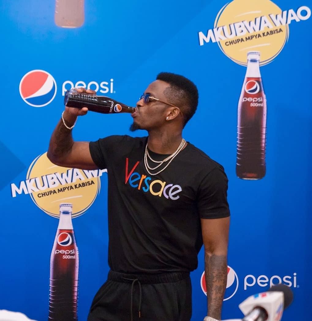 Diamond Platnumz, Pepsi Brand Ambassador (Instagram)