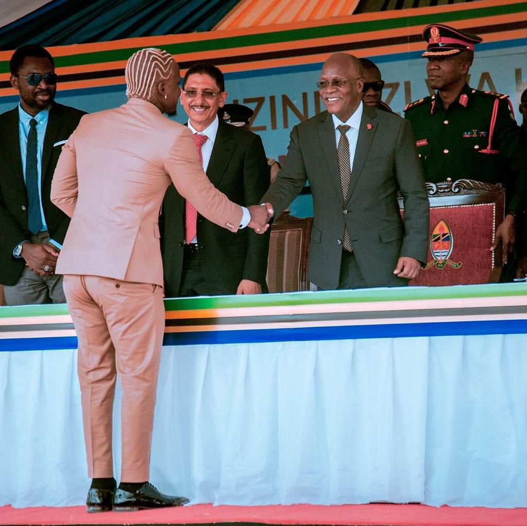 Harmonize gets special invite to perform for Magufuli amid WCB stand-off (Photos)