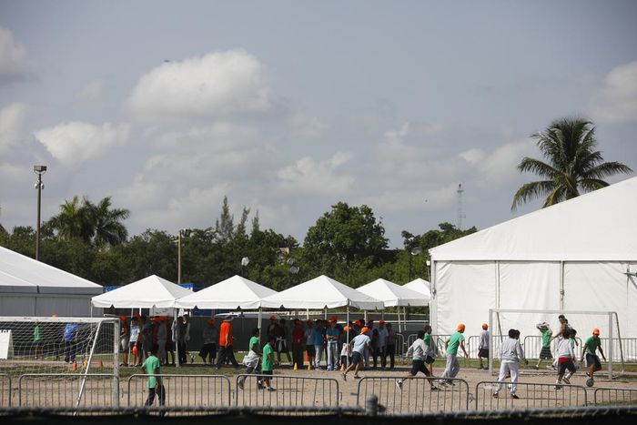 At a Florida Shelter, Days Become Months for Migrant Children