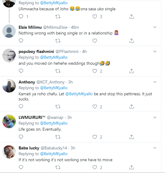 Betty Kyallo’s reaction after fan shared TBT photo of wedding with Okari