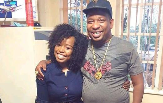 Saumu Mbuvi with her dad Governor Mike Sonko