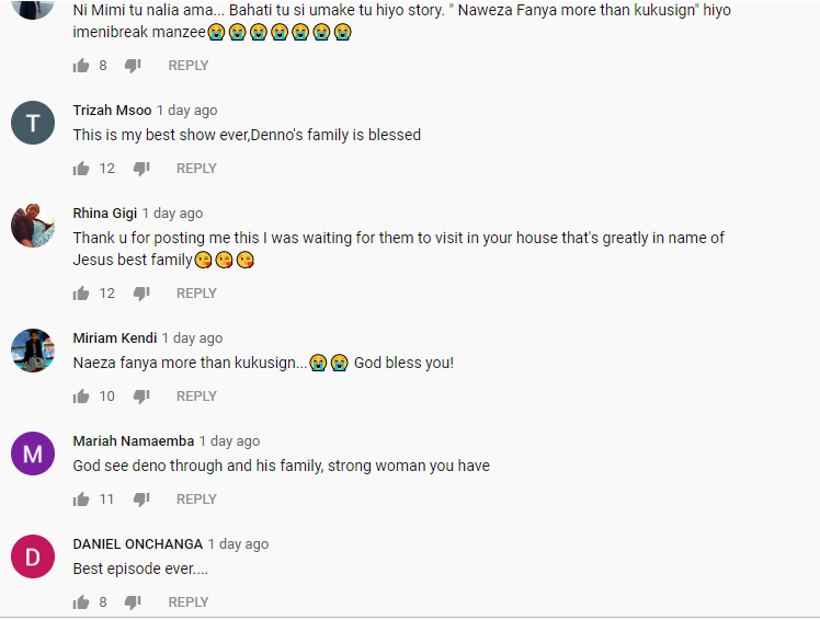 Fans shower gospel singer Denno’s wife with Praises after emotional story on Bahati Reality