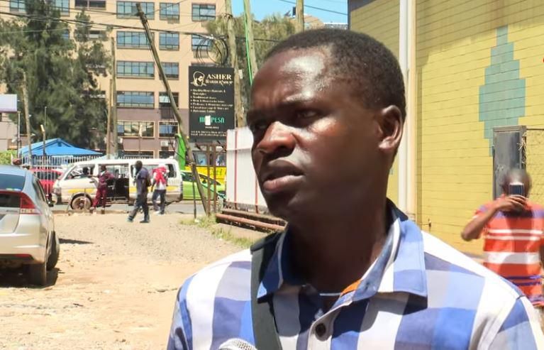 A screen grab image of Simon Osieko