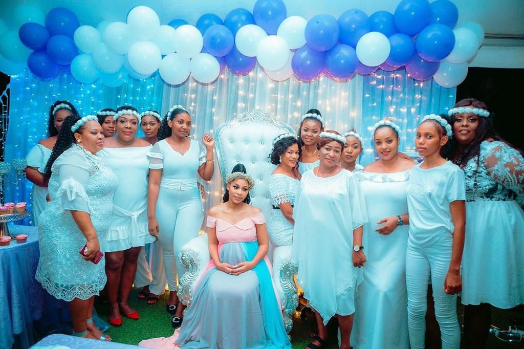 Kimnana at her Baby shower. Diamond’s rumoured side-chick gives birth to a bouncing baby girl (Photos)