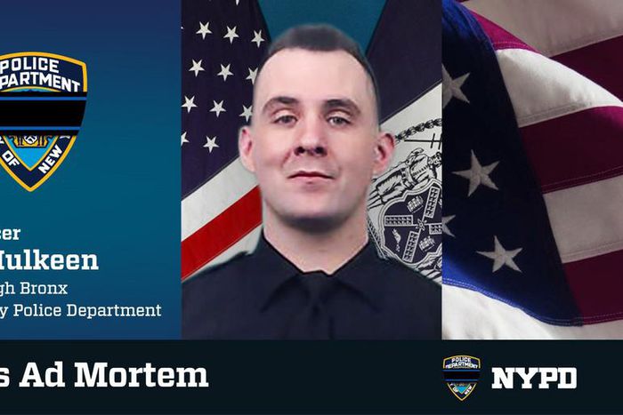 Thousands of NYPD Officers Bid Farewell to Slain Comrade