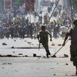 Violent protests broke out in Garissa