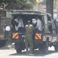 A police patrol vehicle ferrying passengers Nakuru along Marigat - Nakuru road on Monday