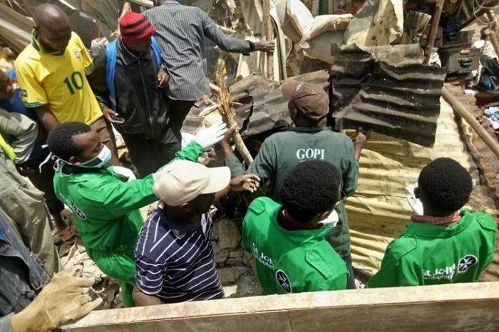3 dead, several injured as wall collapses in Nairobi's Industrial Area