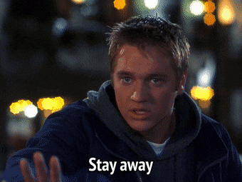 Stay away gif (Gfycat)