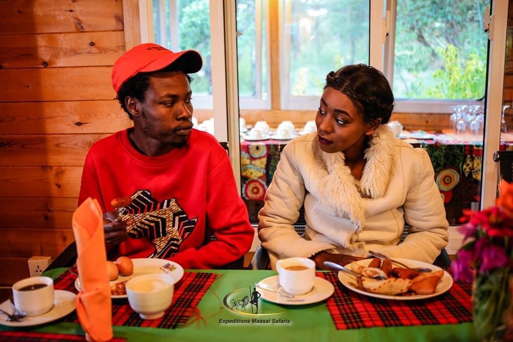 Henry Desagu and his Girlfriend Jackie Mbugua. The two are expecting Baby number one