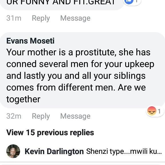 Fan's comment abusing Akothee's son