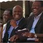 File image of Gideon Moi, Musalia Mudavadi and President Uhuru Kenyatta laughing