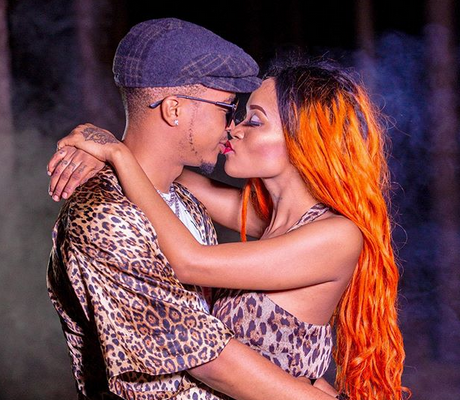 Ruby with with her baby daddy Kusah